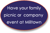 Have your family picnic or company event at Milltown